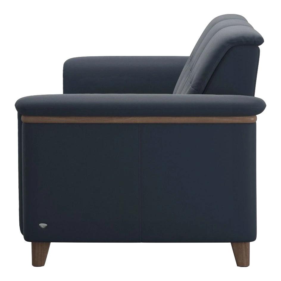 Stressless Flora Wood 3 Seater Sofa Living Room Ekornes