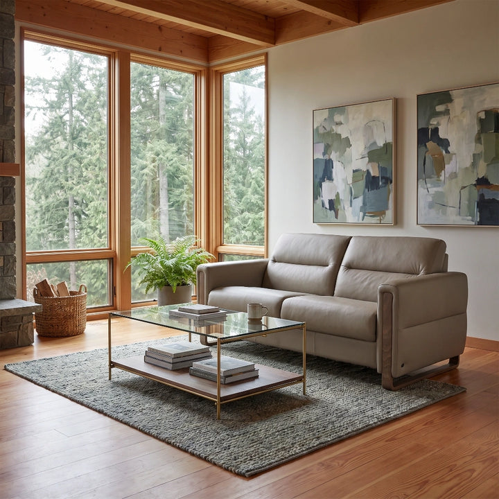 Stressless Fiona Wood Loveseat