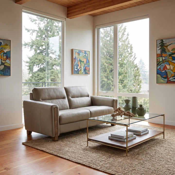 Stressless Fiona Wood Loveseat