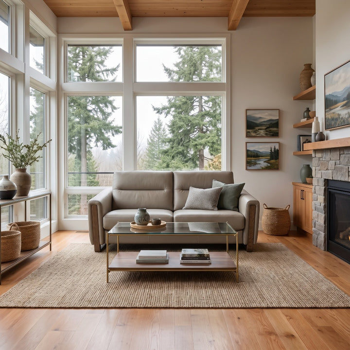 Stressless Fiona Wood Loveseat