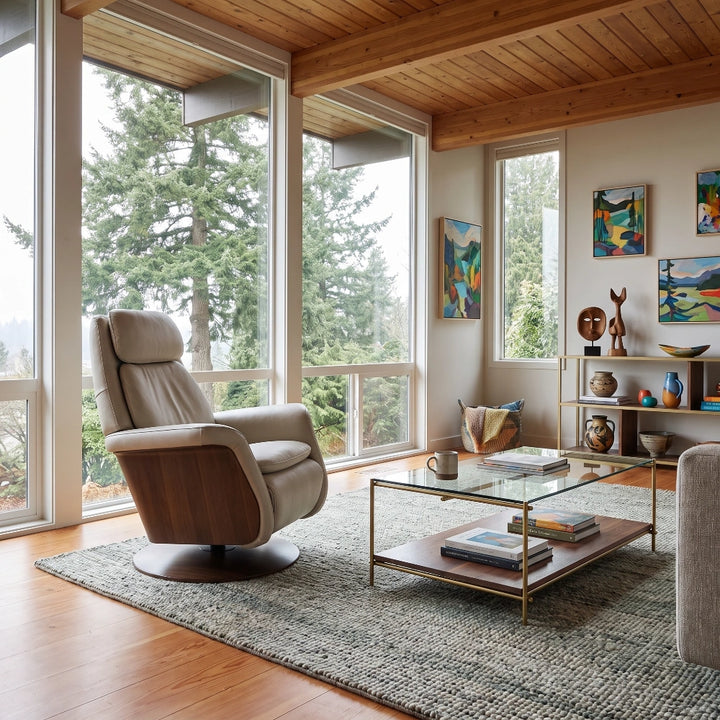 Stressless Sam Wood Power Recliner