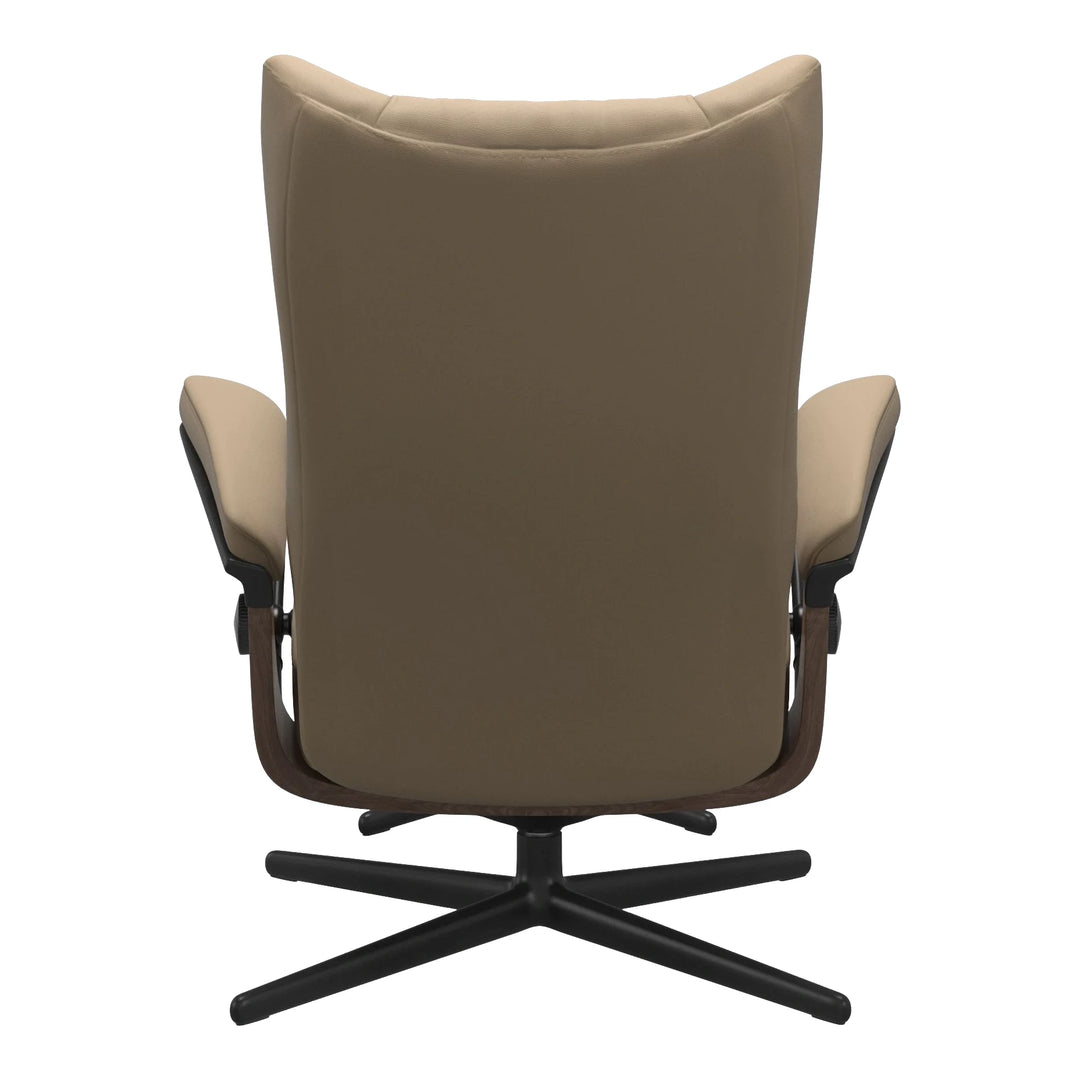 Stressless Wing Small Cross Chair & Ottoman