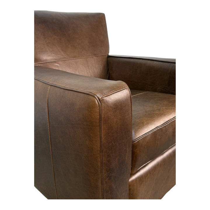 Summit Leather Swivel Chair Living Room Softline