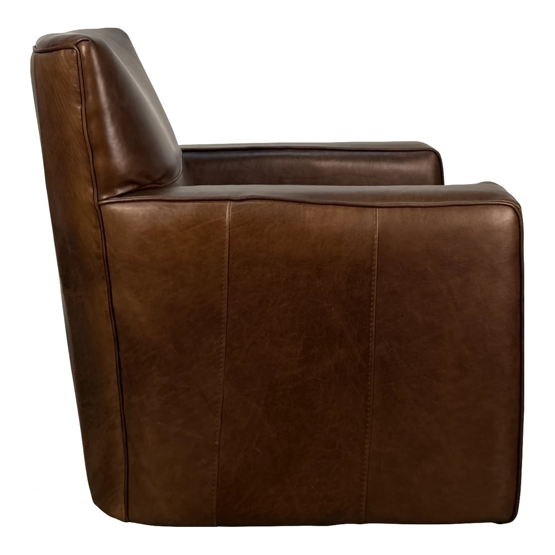 Summit Leather Swivel Chair Living Room Softline