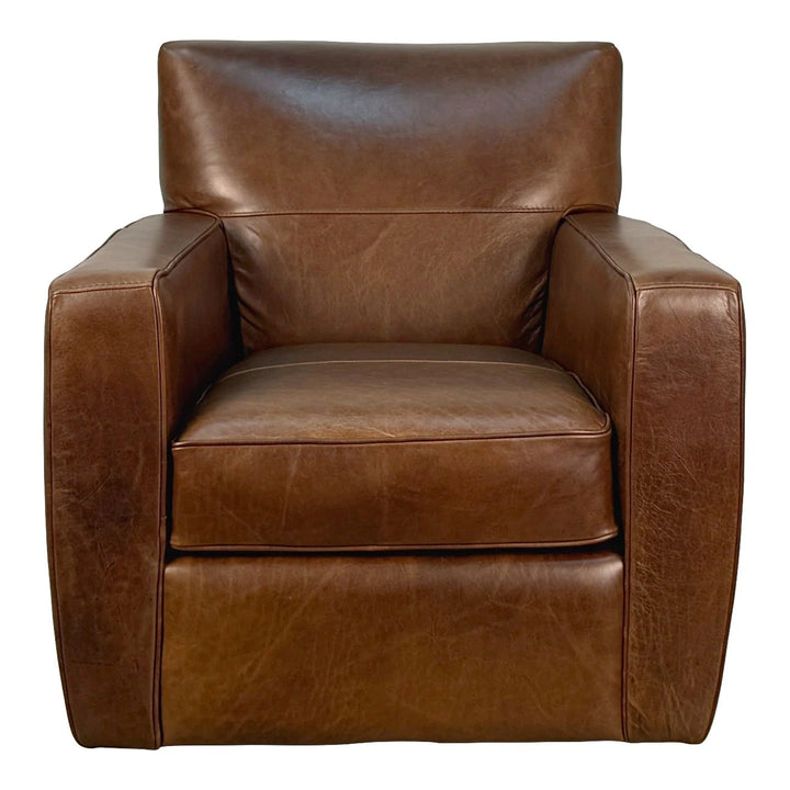 Summit Leather Swivel Chair Living Room Softline