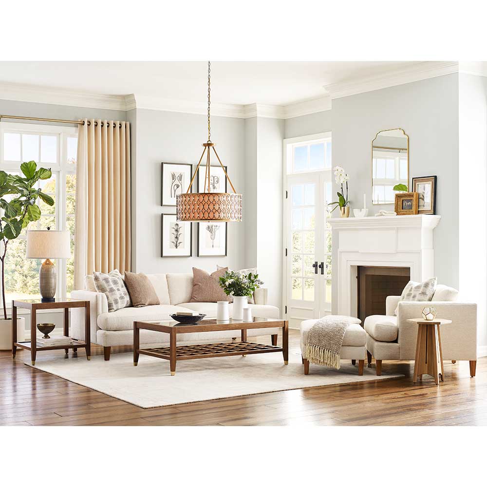 Surrey Hills Two-Seat Tuxedo-Arm Sofa Living Room Stickley