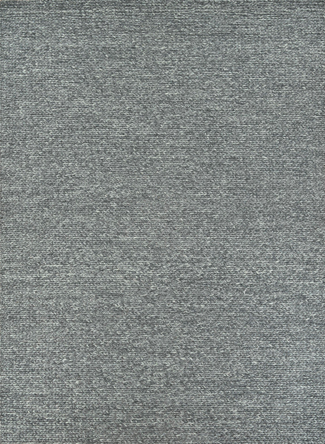 Transitional/Modern Charcoal/Black Wool Area Rug: Mafi Signature Thar TH-5004 (Hand-Looped Area Rug)