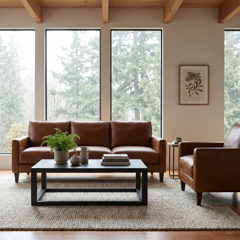 Tapps Leather Sofa Living Room Softline
