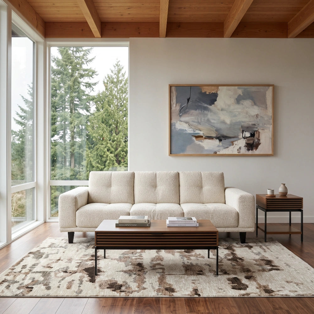 Toledo Three Cushion Sofa Living Room Natuzzi