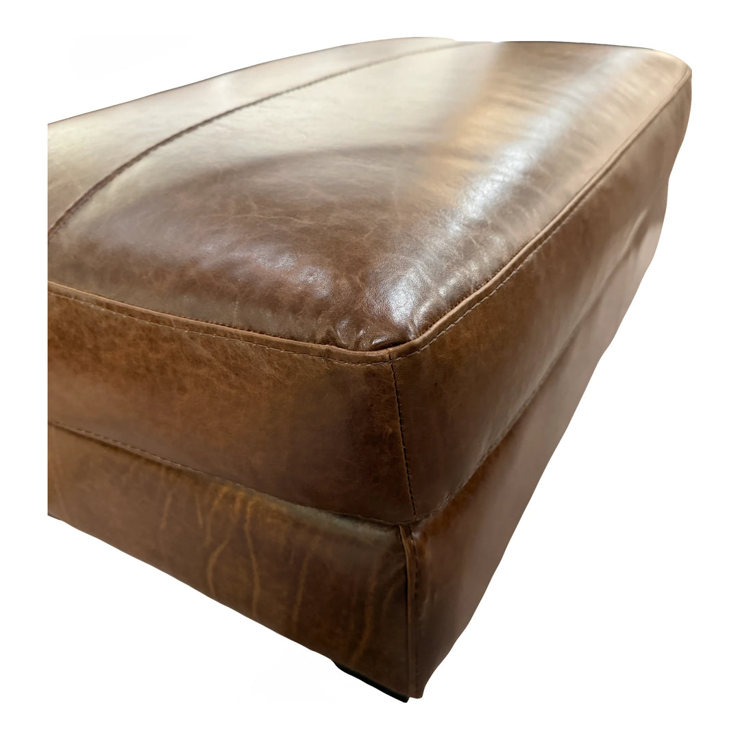 Union Rectangle Leather Ottoman Living Room Softline