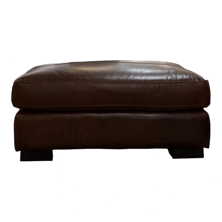 Union Rectangle Leather Ottoman Living Room Softline