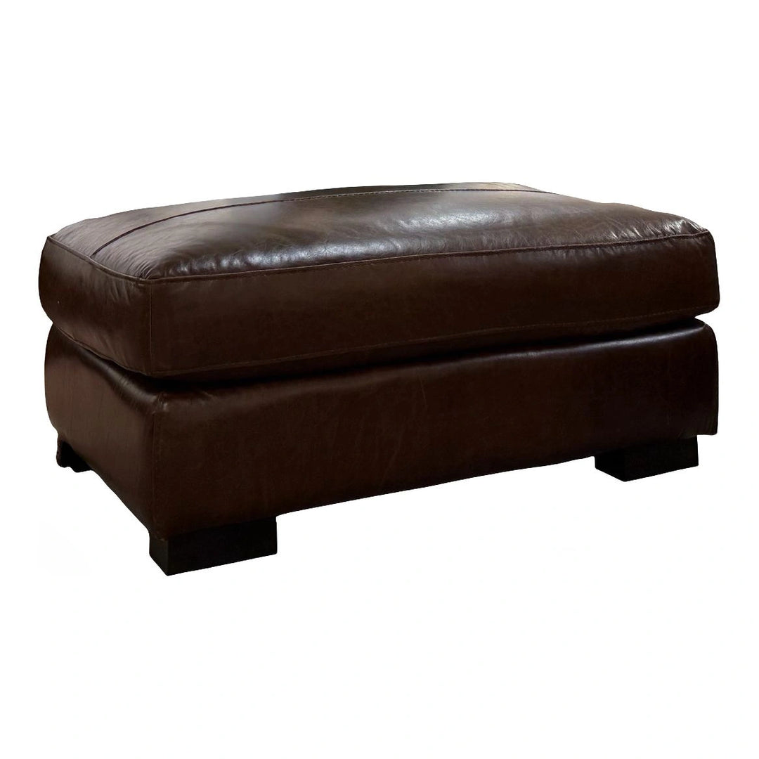 Union Rectangle Leather Ottoman Living Room Softline