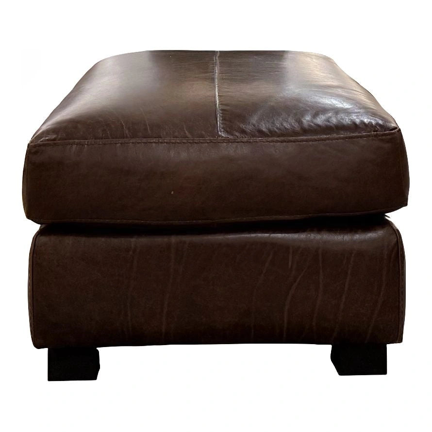 Union Rectangle Leather Ottoman Living Room Softline