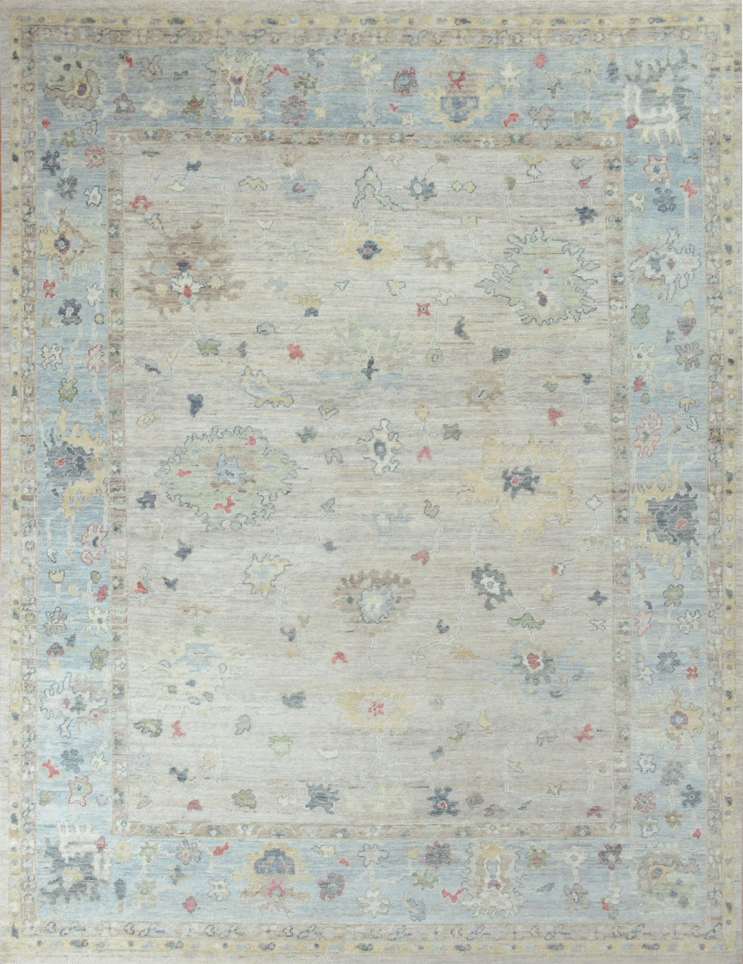 Mafi Signature | Izmir | UT-219: Beige/Aqua Area Rug Mafi Rugs