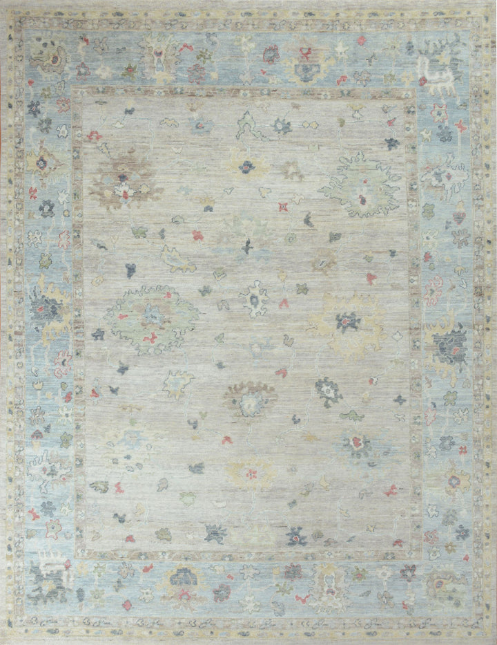 Mafi Signature | Izmir | UT-219: Beige/Aqua Area Rug Mafi Rugs