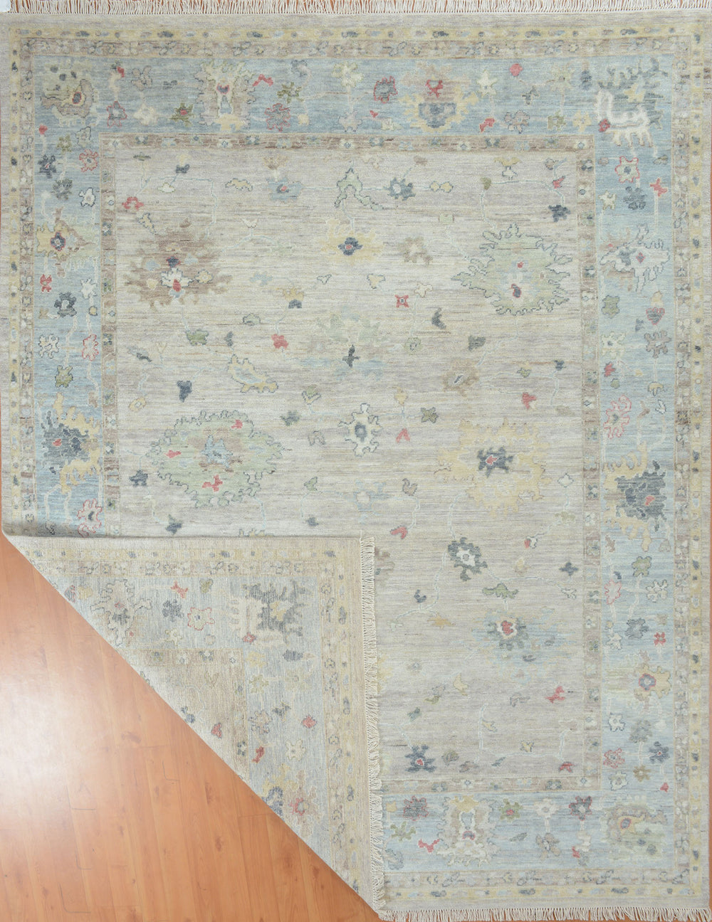 Mafi Signature | Izmir | UT-219: Beige/Aqua Area Rug Mafi Rugs
