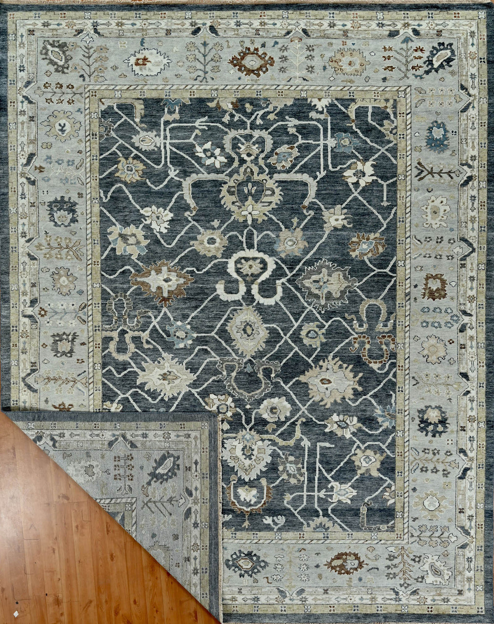 Mafi Signature | Izmir | UT-265: Charcoal/Grey Area Rug Mafi Rugs