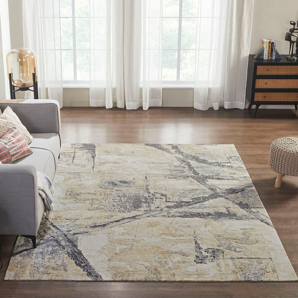 Regal | Vancouver Nights | 1822393: Sand/Grey Area Rug Mafi Rugs   