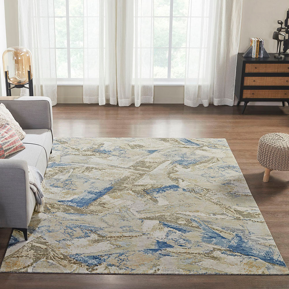 Regal | Vancouver Nights | 1822593: Indigo/Sand Area Rug Mafi Rugs   