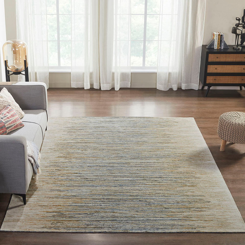 Regal | Vancouver Nights | 1822893: Blue/Sand Area Rug Mafi Rugs   