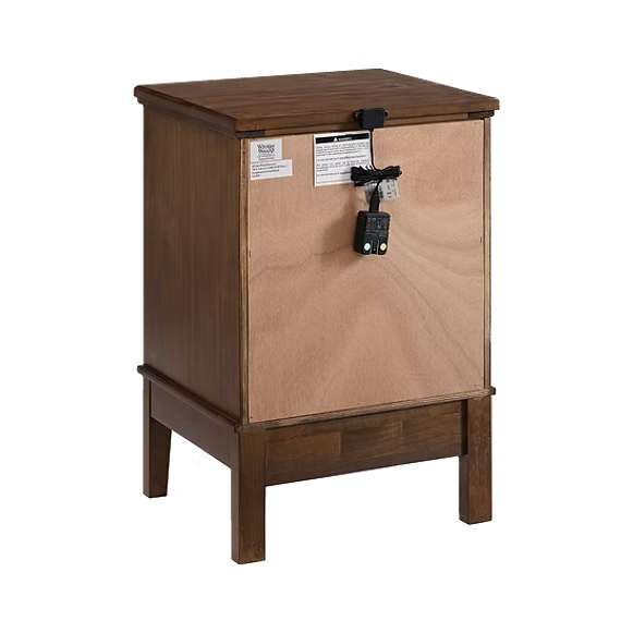 Virginia Small 2-Drawer Nightstand Bedroom Whittier Wood
