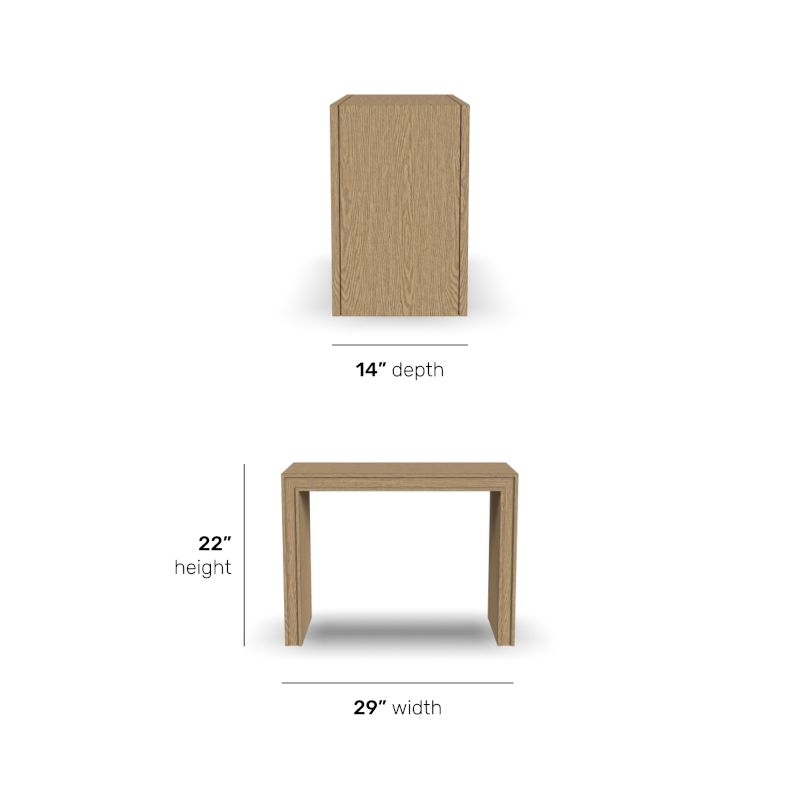 Waterfall Accent Table Living Room Flexsteel