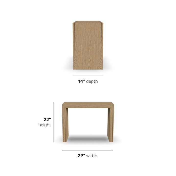 Waterfall Accent Table Living Room Flexsteel
