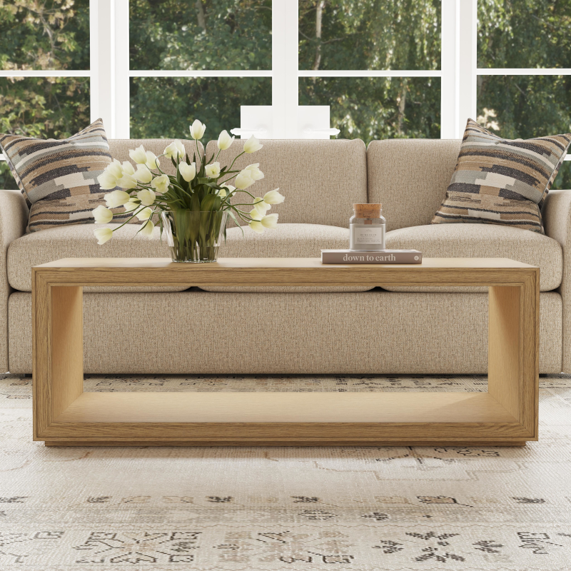 Waterfall Rectangular Coffee Table Living Room Flexsteel