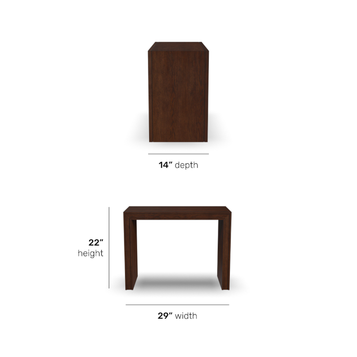 Waterfall Accent Table Living Room Flexsteel