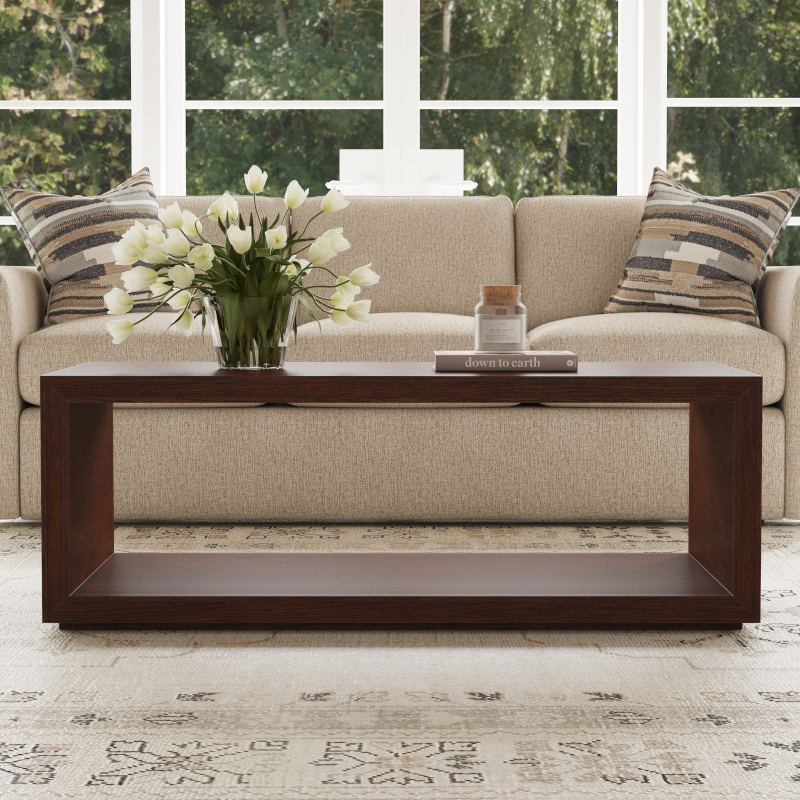 Waterfall Rectangular Coffee Table Living Room Flexsteel