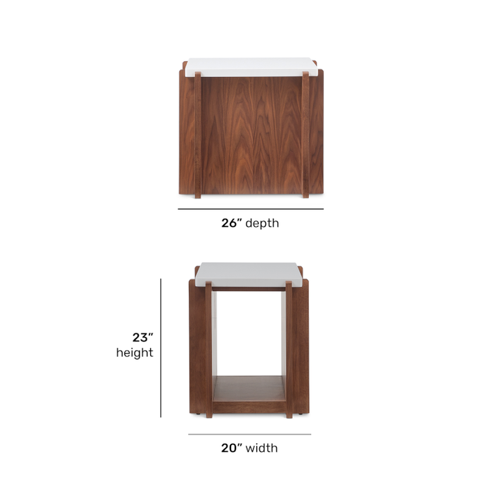 Lincoln End Table Living Room Flexsteel