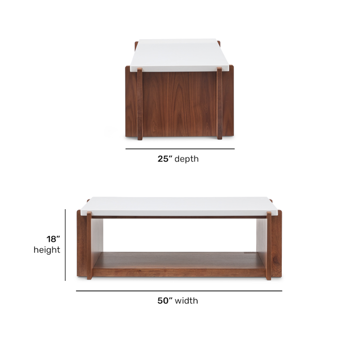 Lincoln Rectangular Coffee Table Living Room Flexsteel