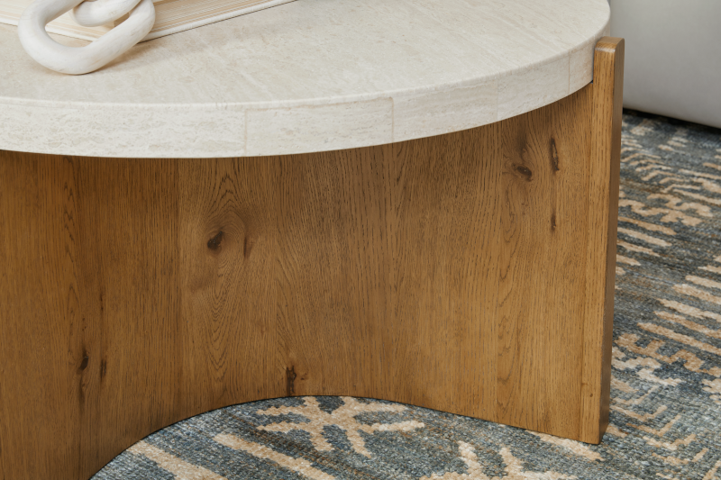 Eclipse Round Coffee Table Living Room Flexsteel