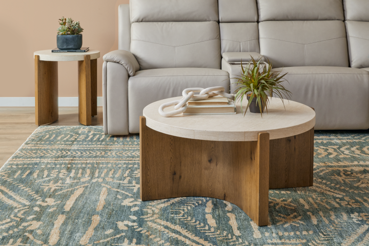 Eclipse Round Coffee Table Living Room Flexsteel