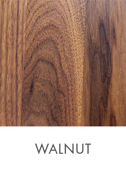 sample of walnut wood showing grain in a natural finish