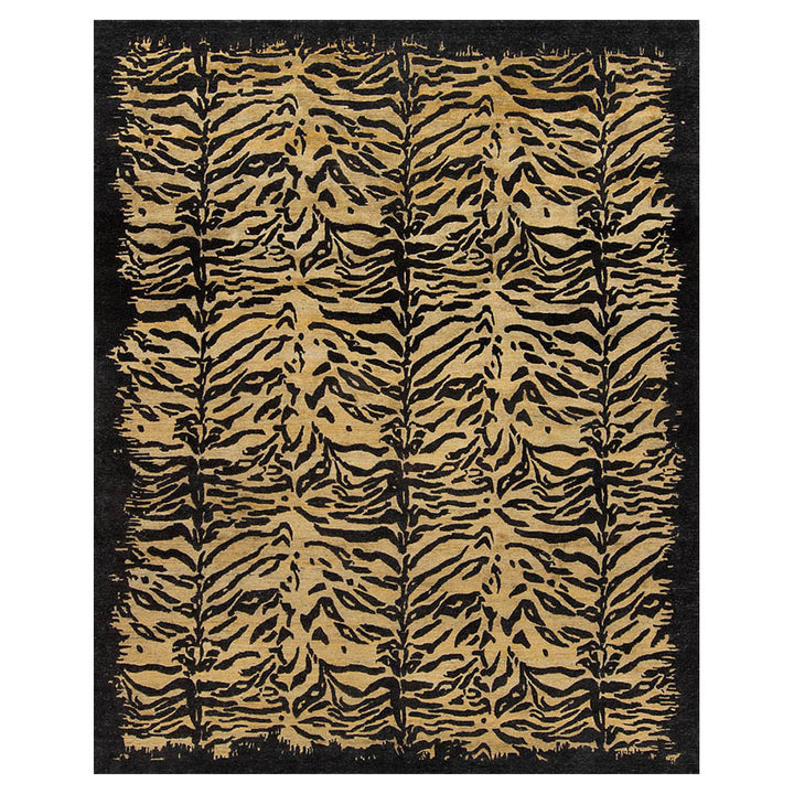 Silk Road | Wild Living | 192310: Black/Gold Area Rug Mafi Rugs   