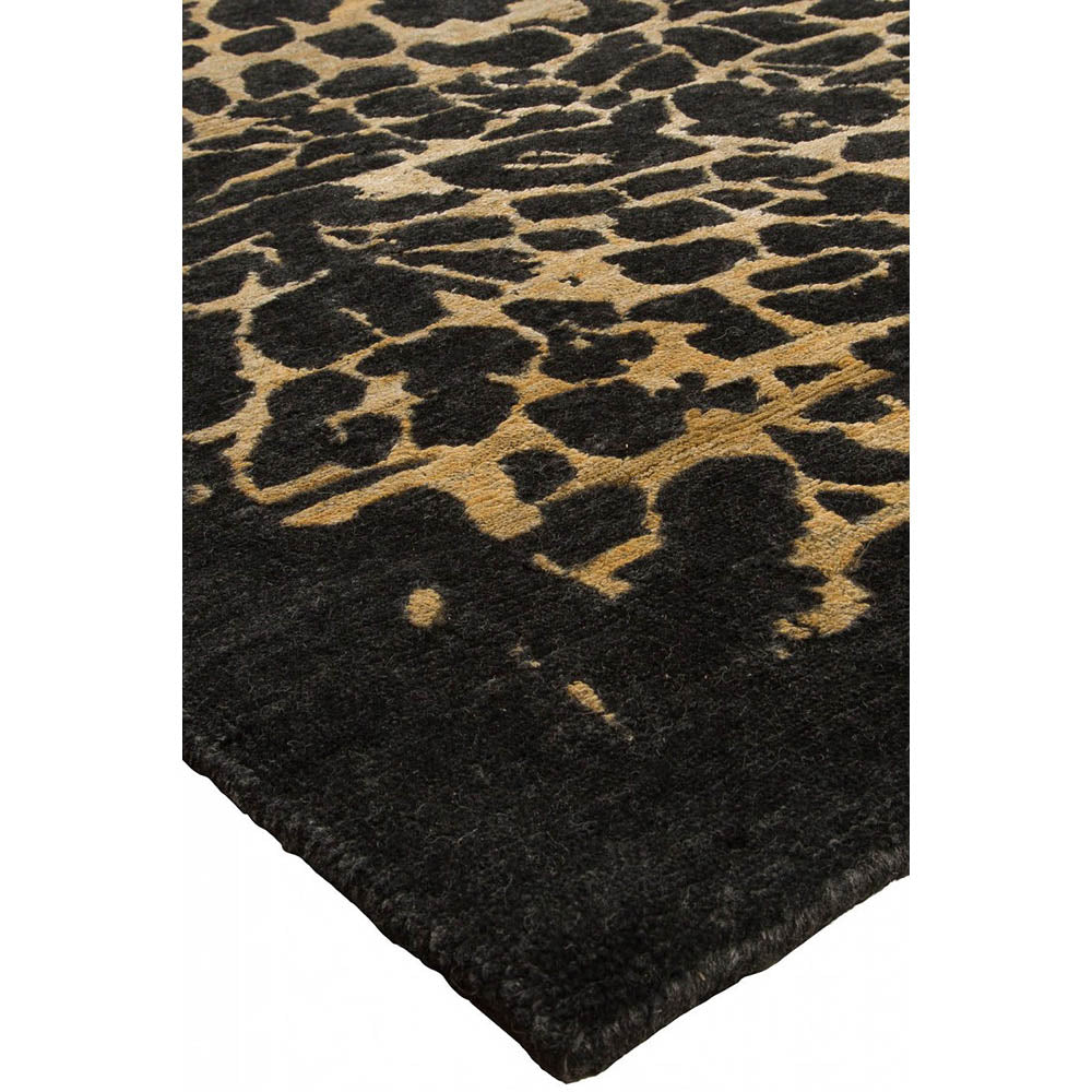 Silk Road | Wild Living | 192330: Black/Gold Area Rug Mafi Rugs   