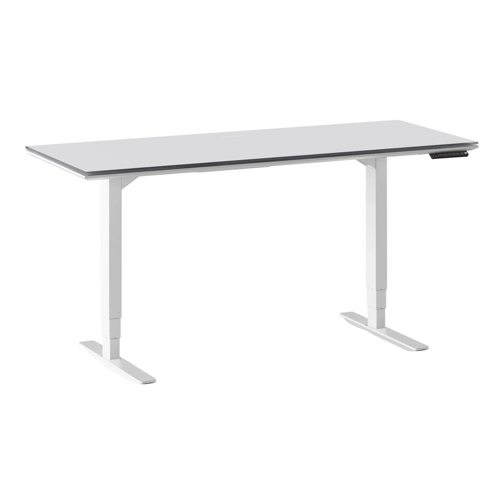 Centro 6451-2 Sit+Stand Desk | 60"x24" Home Office BDI Satin White