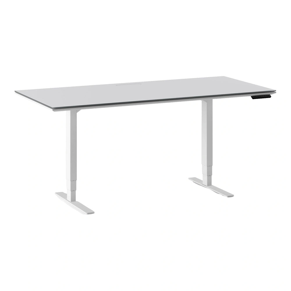 Centro 6452-2 Sit+Stand Desk | 66"x30" Home Office BDI Satin White