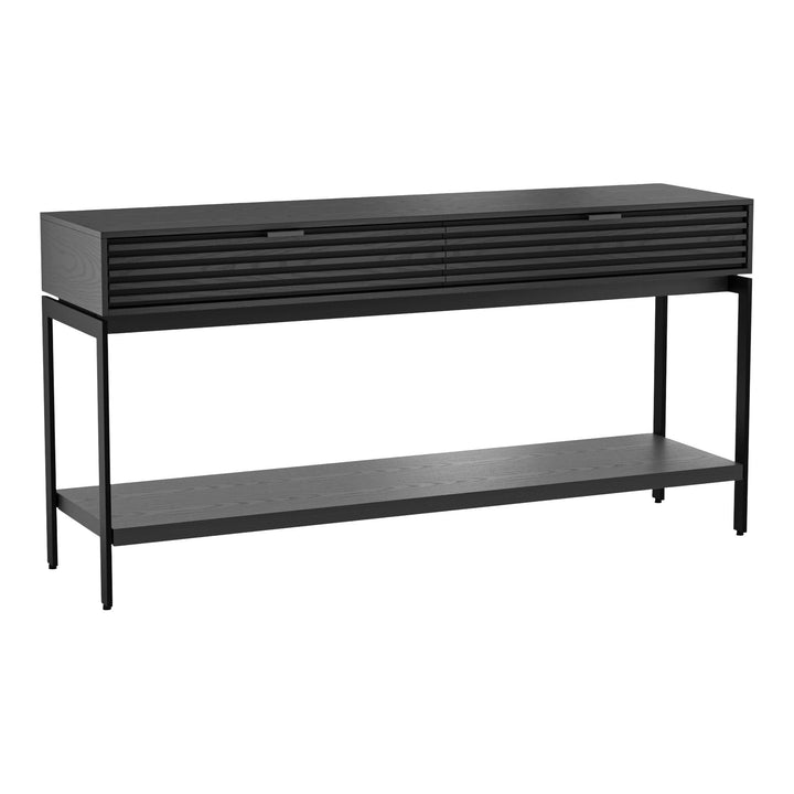 Cora 1173 Console Table Living Room BDI Ebonized Ash