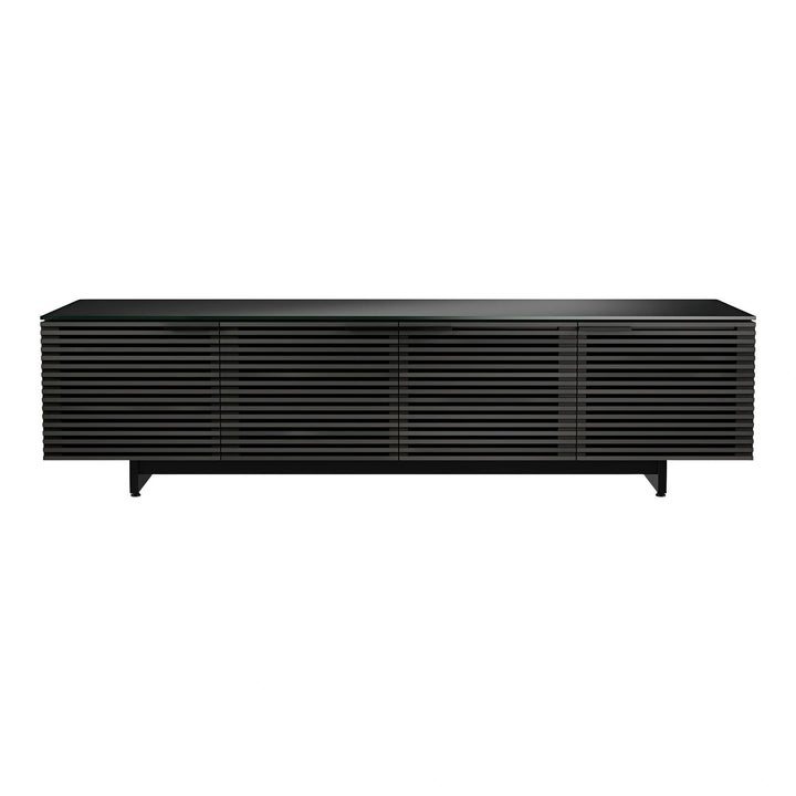 Corridor Media 8173 Media Console Living Room BDI Charcoal Stained Ash