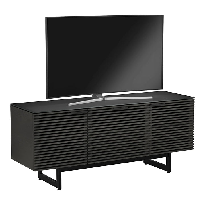 Corridor Media 8177 Media Console Media Console BDI Charcoal Stained Ash