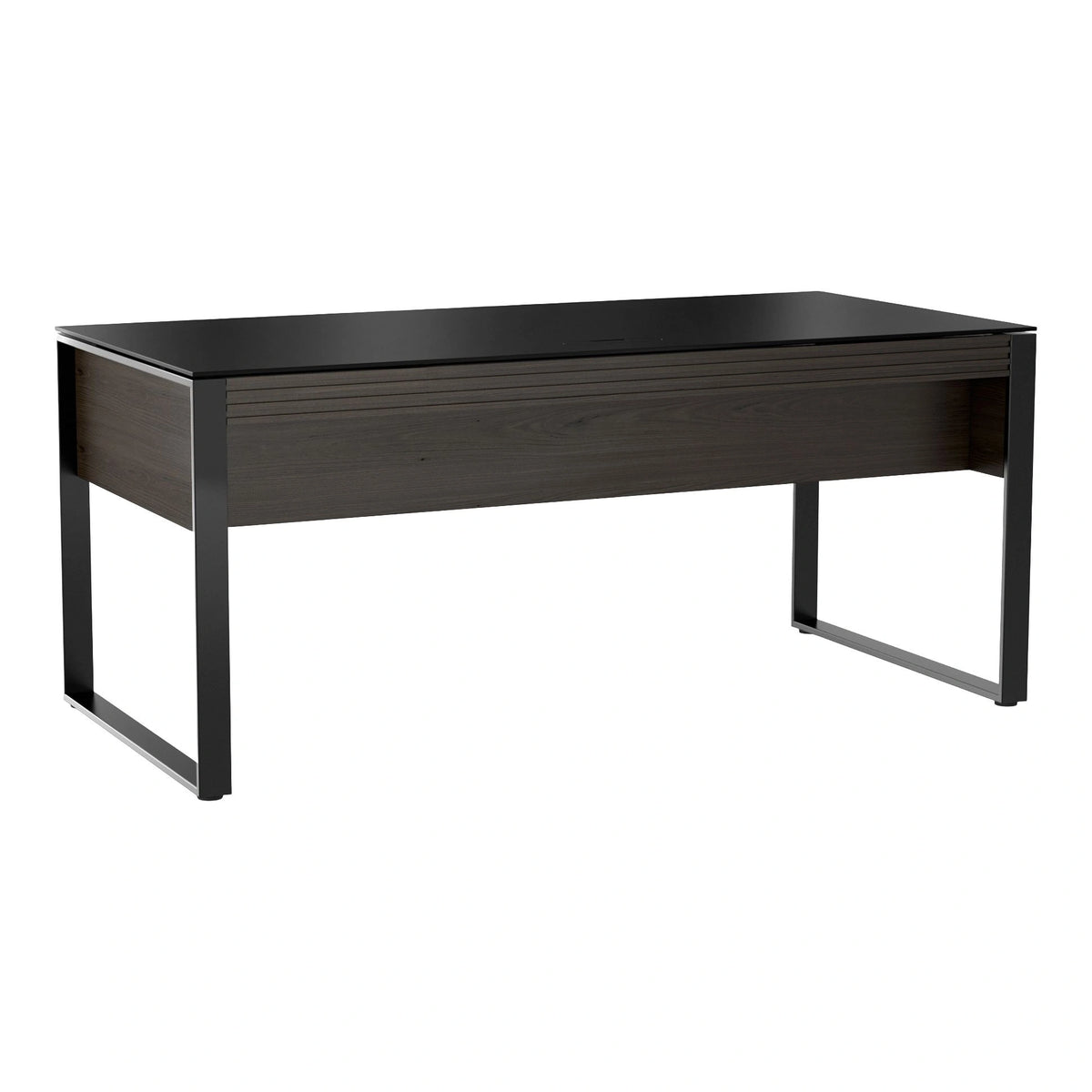 Corridor Office 6521 Executive Desk Home Office BDI Natural Walnut
