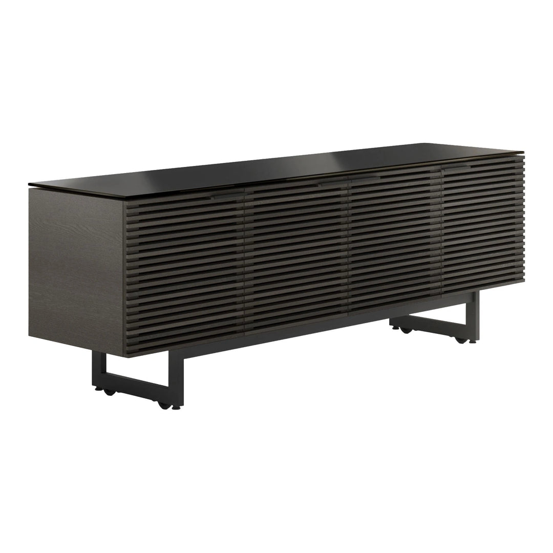 Corridor Media 8179 Media Console Living Room BDI Charcoal Stained Ash