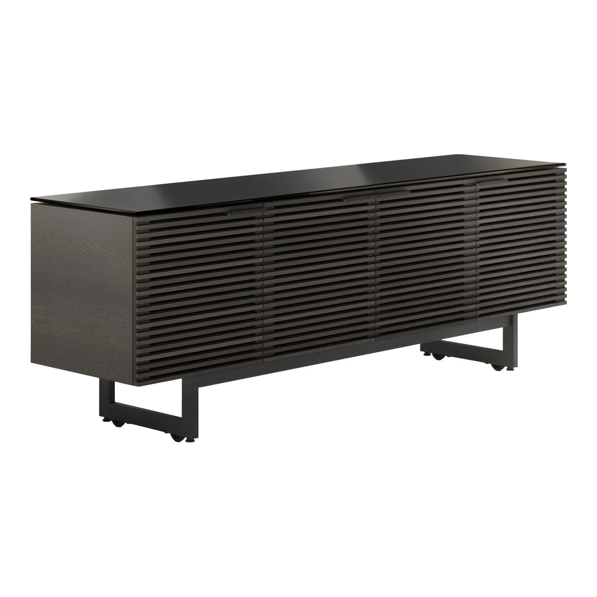 Corridor Media 8179 Media Console Living Room BDI Natural Walnut