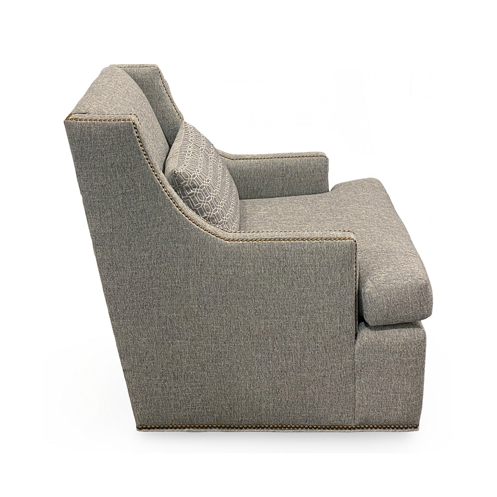 Crosby Swivel Chair Living Room Jessica Charles   