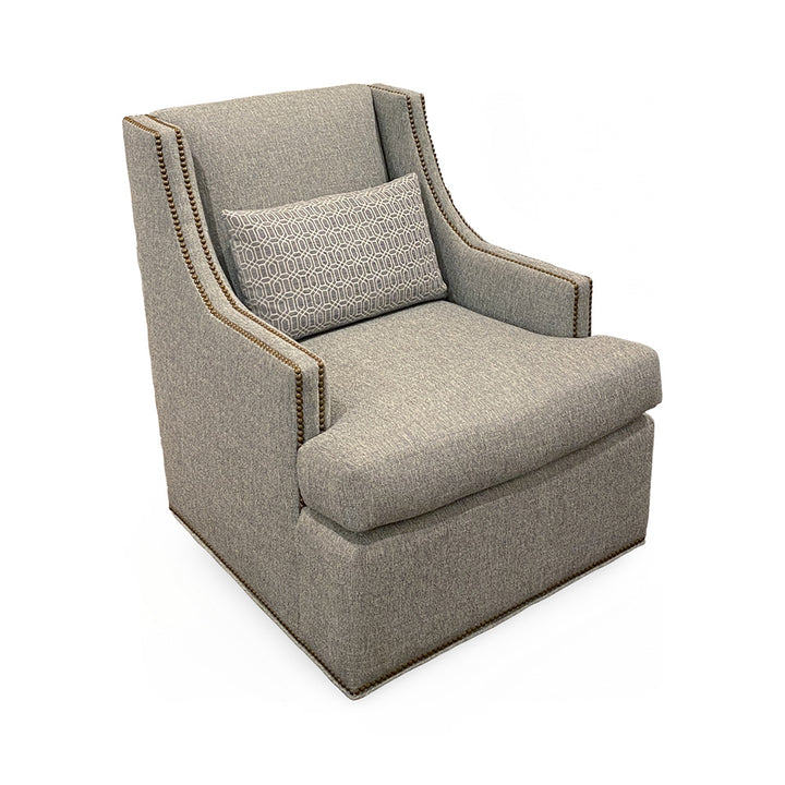 Crosby Swivel Chair Living Room Jessica Charles   