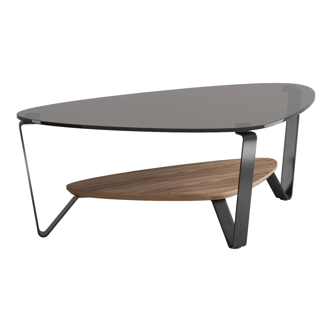 Dino 1364 Small Coffee Table Living Room BDI Natural Walnut