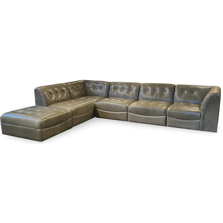 Fleetwood Leather Sectional Living Room Precedent   