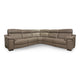 Giulivo Five-Piece Power Reclining Sectional Living Room Natuzzi